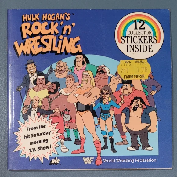 Hulk Hogan's Rock 'n' Wrestling Sticker Set - Picture 1 of 5